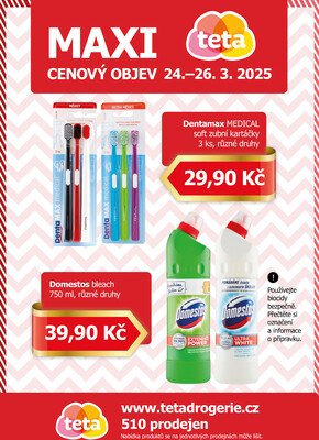 Teta drogerie MAXI ceny od 24.3. do 26.3.2025