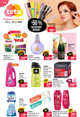 Teta drogerie  od 10.4. do 22.4.2025
