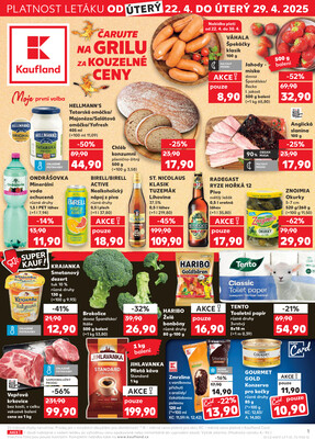 Leták Kaufland 22.4. - 29.4. - Kaufland - Děčín