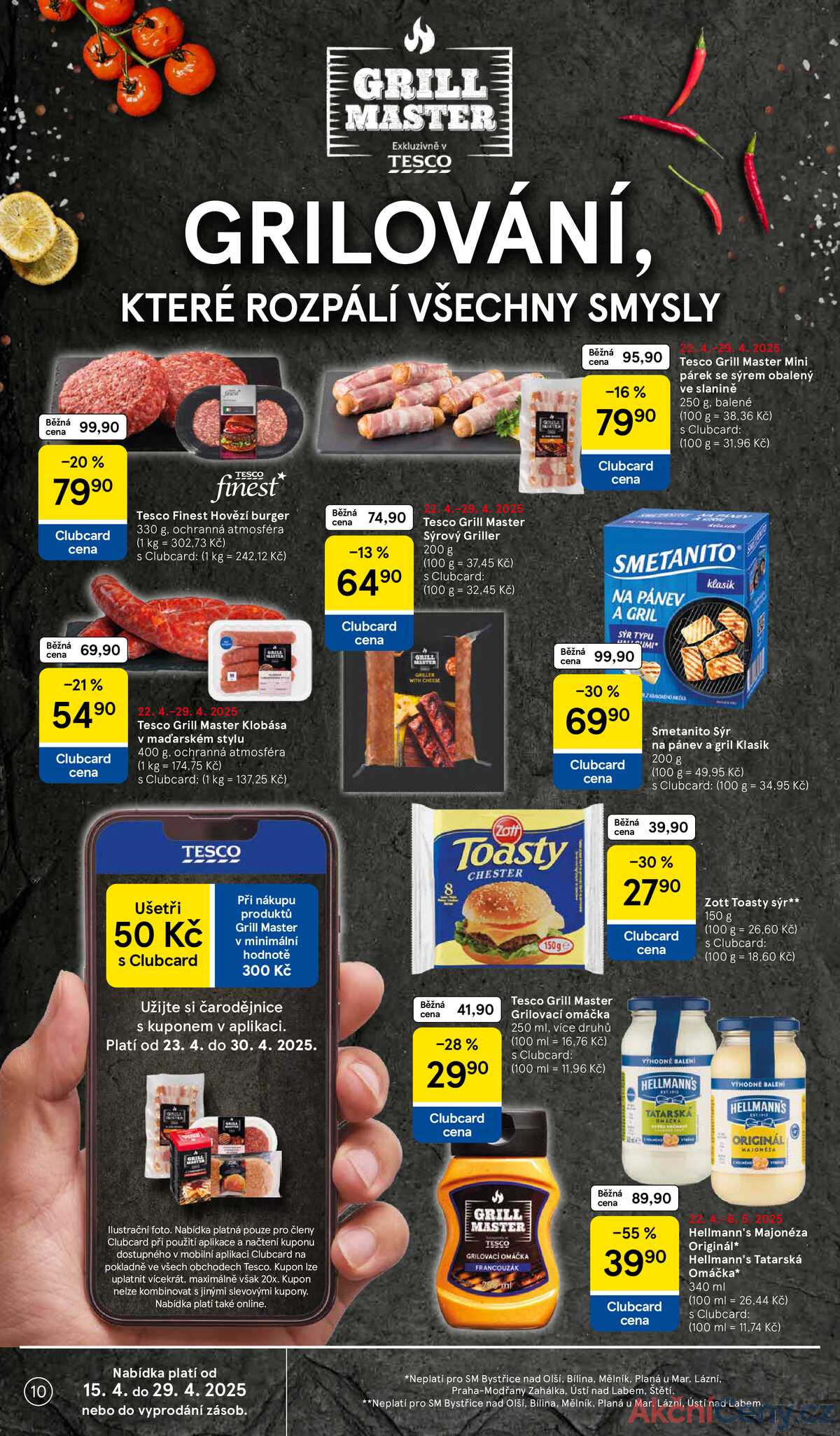 Tesco supermarkety od 22.4. do 29.4.2025 strana 10