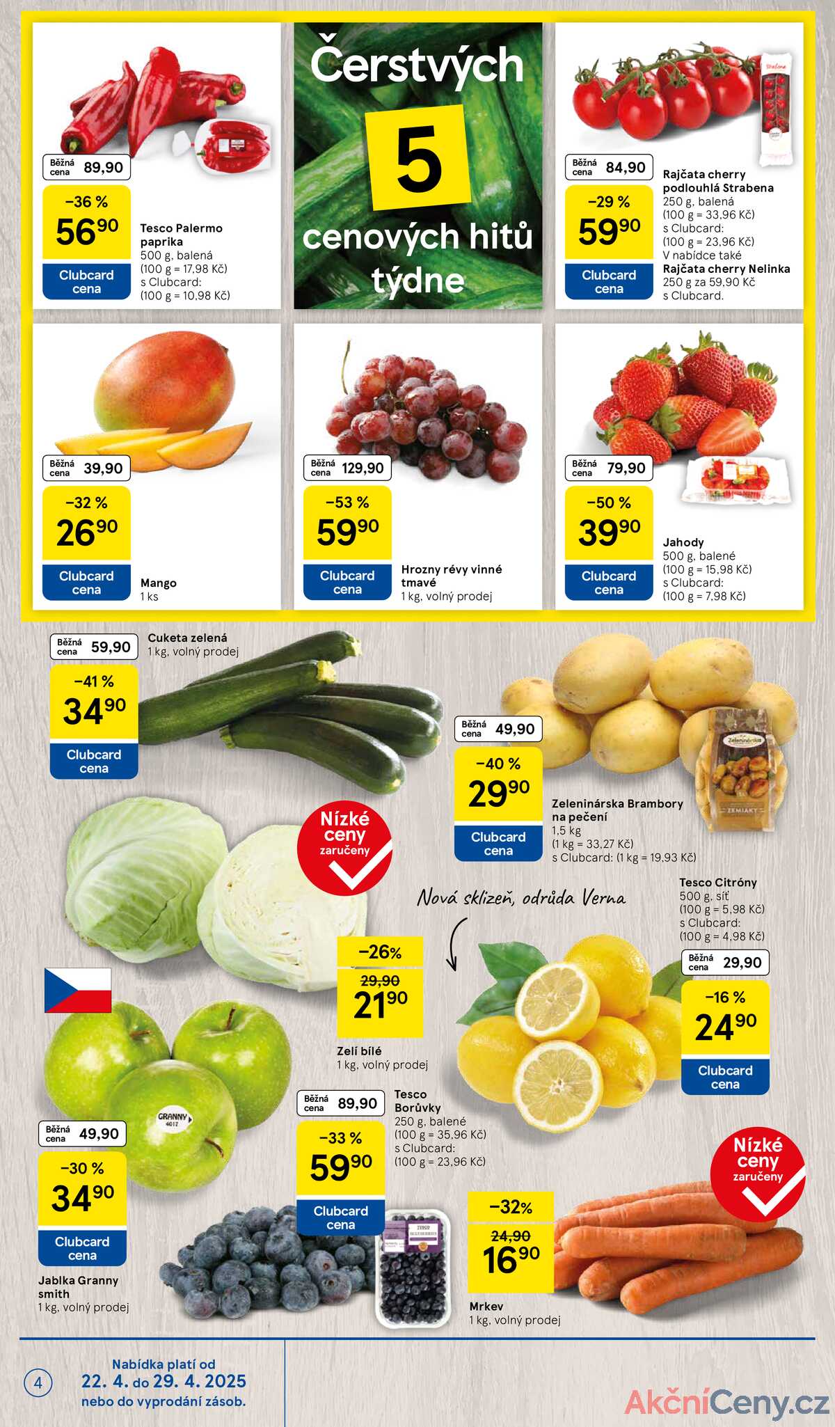 Tesco malé hypermarkety od 22.4. do 29.4.2025 strana 4