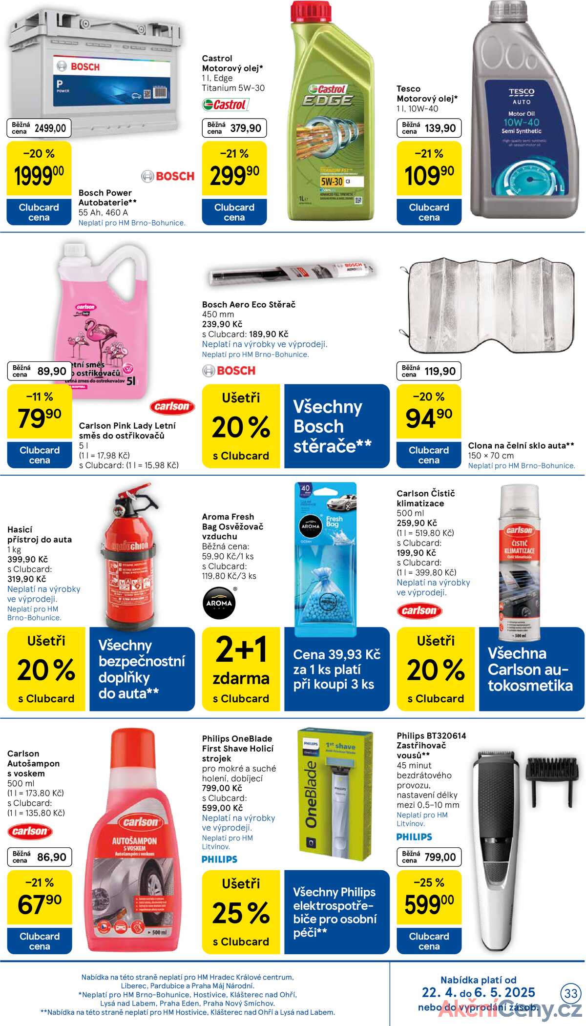 Tesco malé hypermarkety od 22.4. do 29.4.2025 strana 33