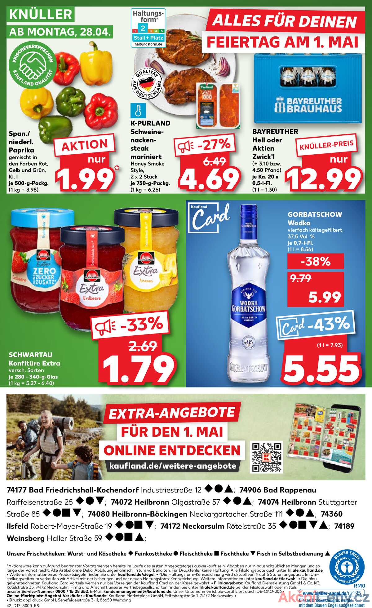 Leták Kaufland Německo 24.4.-30.4.2025 strana 42