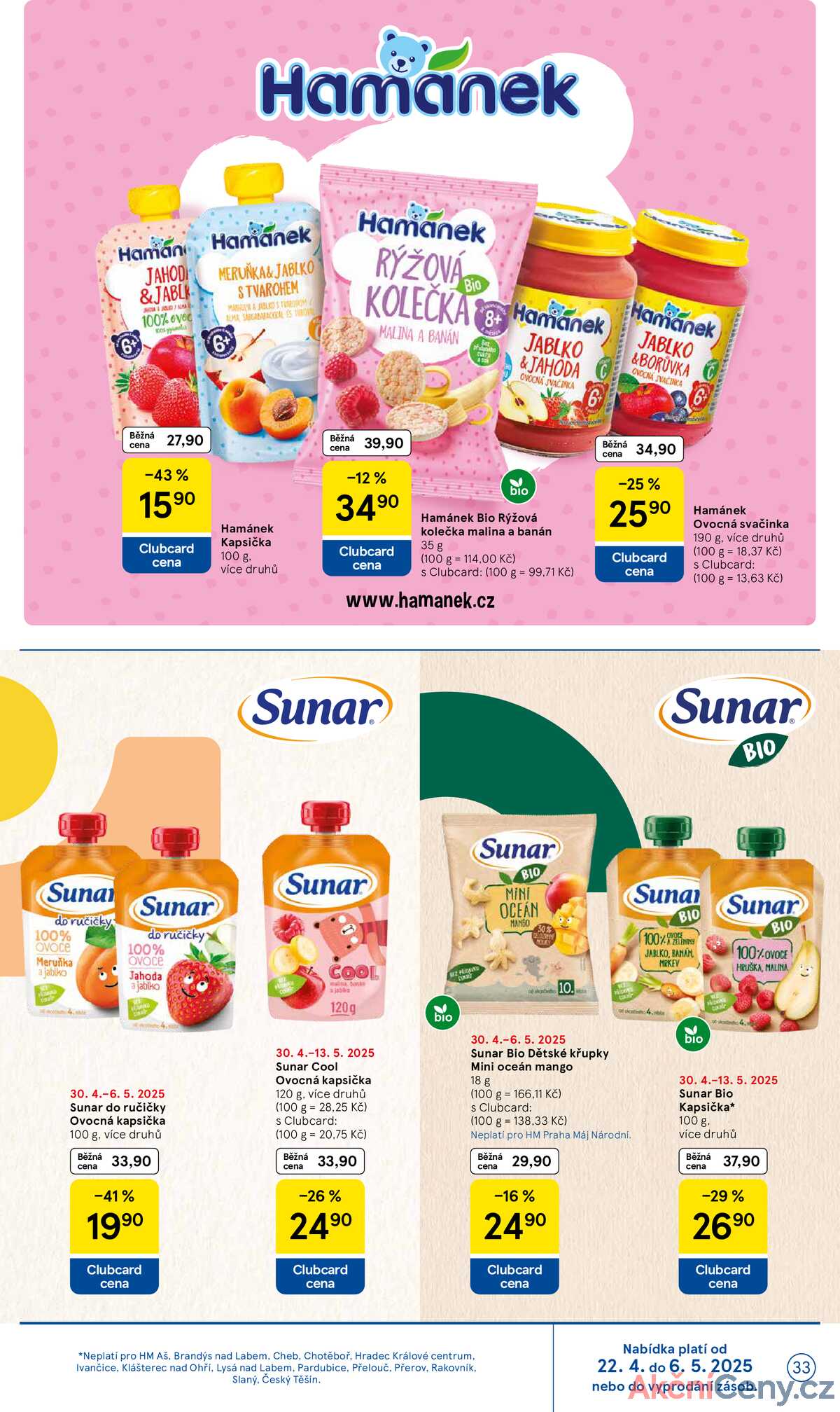 Tesco malé hypermarkety od 30.4. do 6.5.2025 strana 33