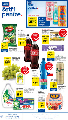 Tesco malé hypermarkety od 30.4. do 6.5.2025