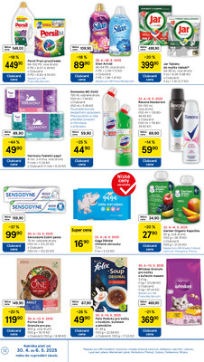 Tesco malé hypermarkety od 30.4. do 6.5.2025