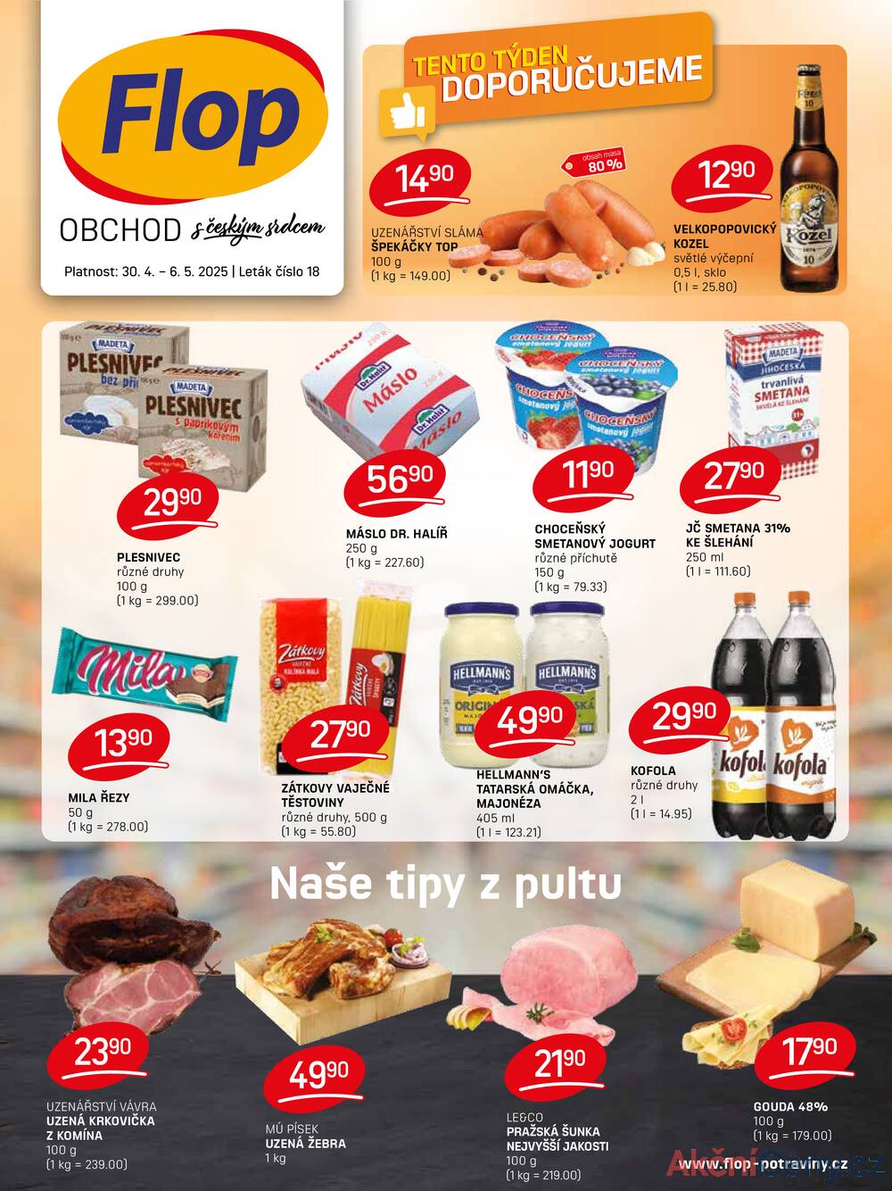 Leták FLOP - FLOP od 30.4. do 6.5.2025 - strana 1