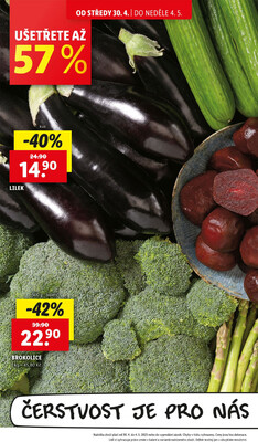 Lidl Čtvrtek od 1.5. do 4.5.2025