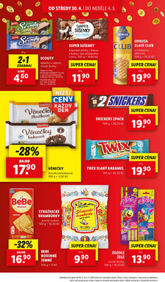 Lidl Čtvrtek od 1.5. do 4.5.2025