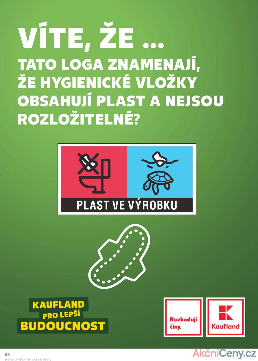 Leták Kaufland - Kaufland 30.4. - 6.5. - Kaufland - Prostějov (Olomoucká) - strana 86