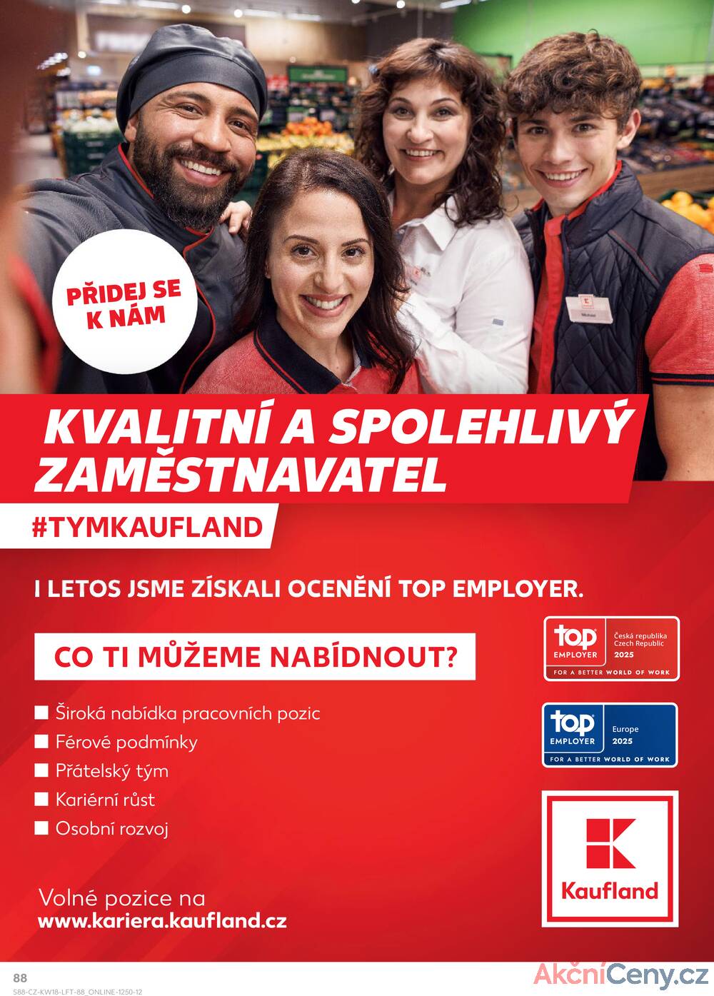 Leták Kaufland - Kaufland 30.4. - 6.5. - Kaufland - Praha 8 (Libeň) - strana 88