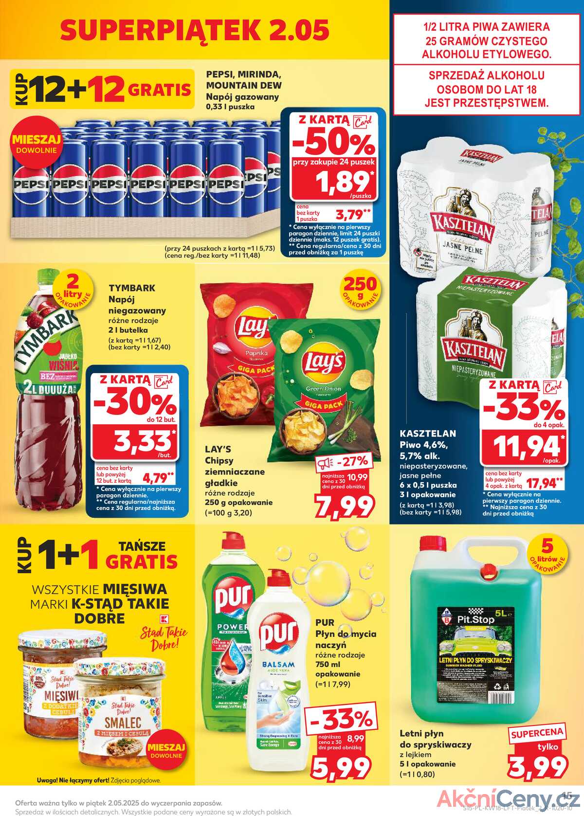 Leták Kaufland Polsko 30.4.-7.5.2025 - Noviny týdne strana 15