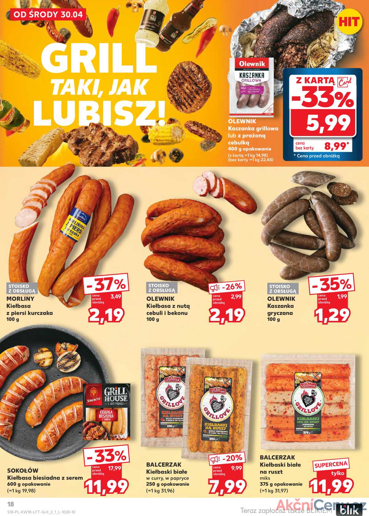 Leták Kaufland Polsko 30.4.-7.5.2025 - Noviny týdne strana 18