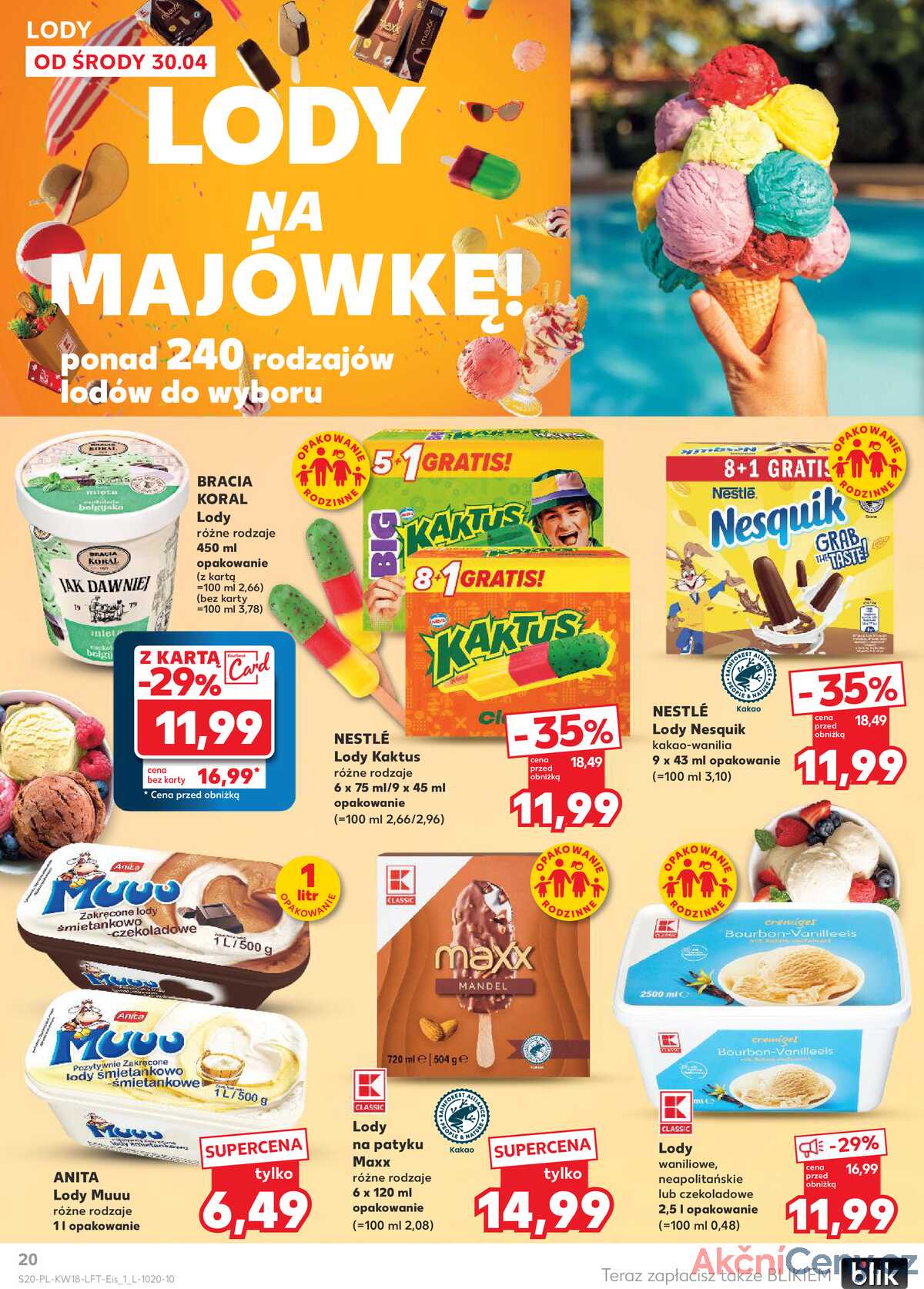 Leták Kaufland Polsko 30.4.-7.5.2025 - Noviny týdne strana 20