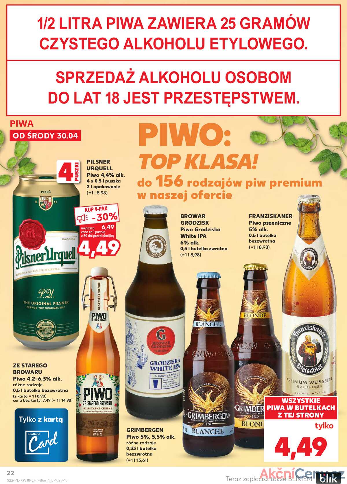 Leták Kaufland Polsko 30.4.-7.5.2025 - Noviny týdne strana 22