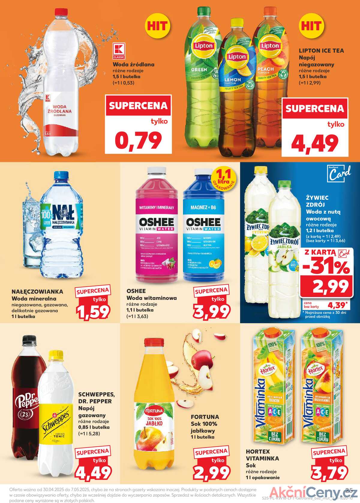 Leták Kaufland Polsko 30.4.-7.5.2025 - Noviny týdne strana 25