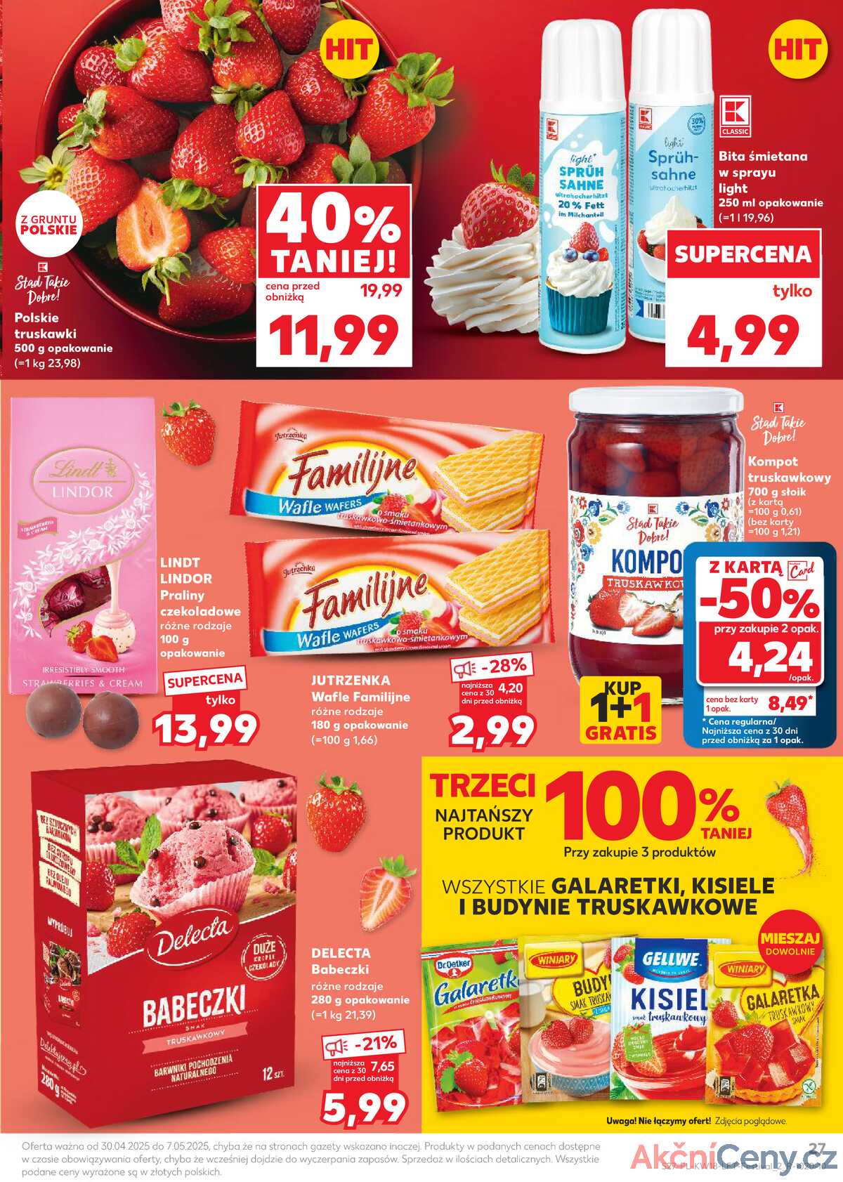 Leták Kaufland Polsko 30.4.-7.5.2025 - Noviny týdne strana 27