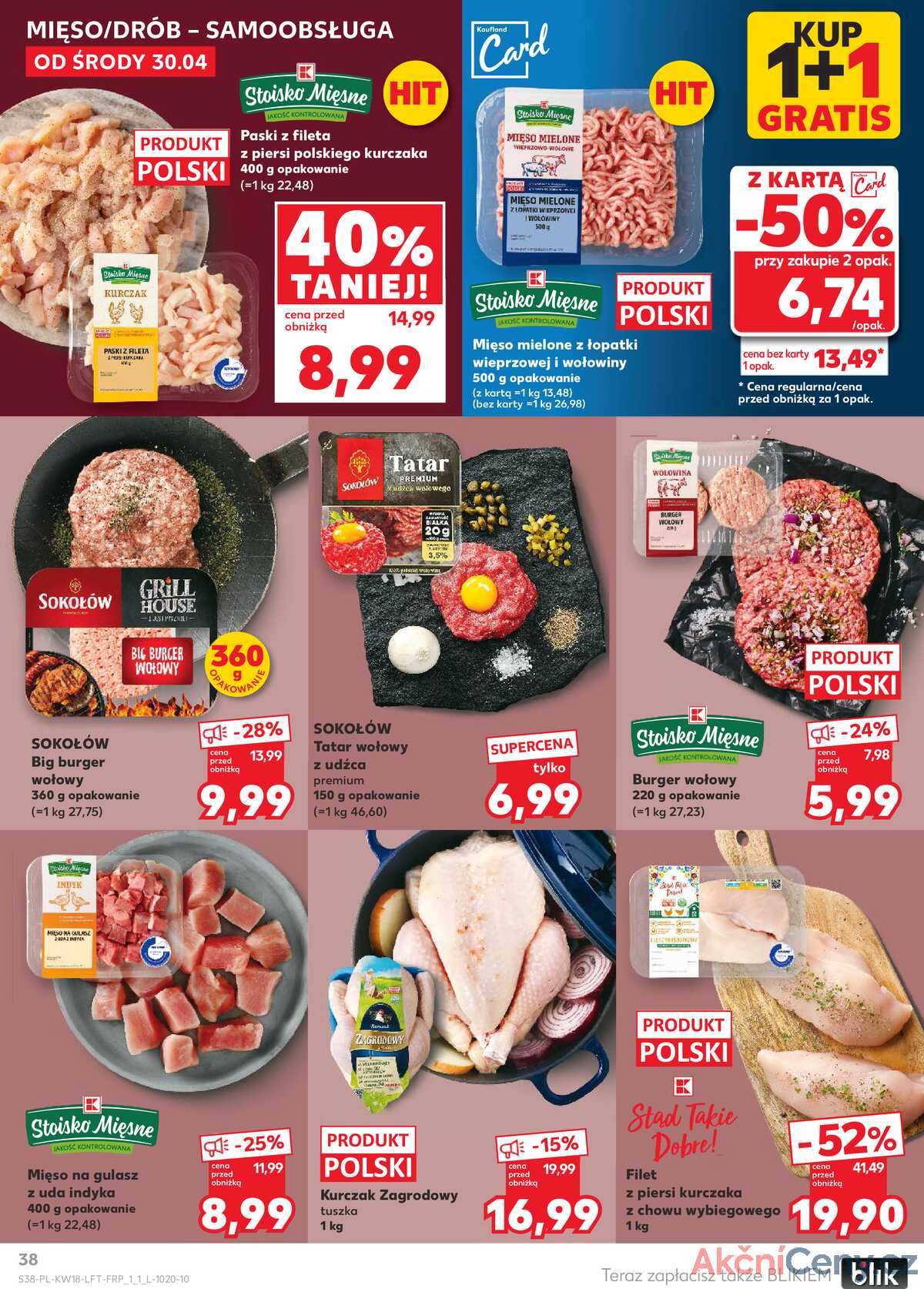 Leták Kaufland Polsko 30.4.-7.5.2025 - Noviny týdne strana 38