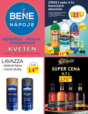 BENE NÁPOJE letáky