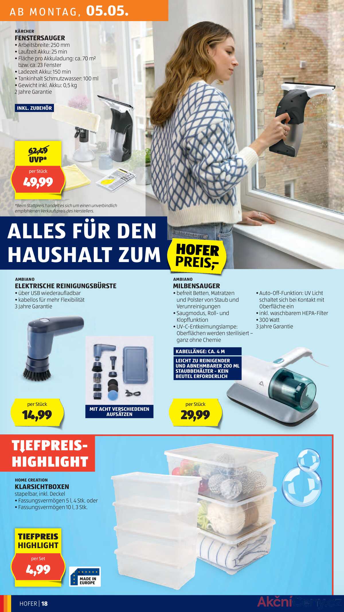 Leták HOFER Rakousko 2.5.-8.5.2025 strana 22