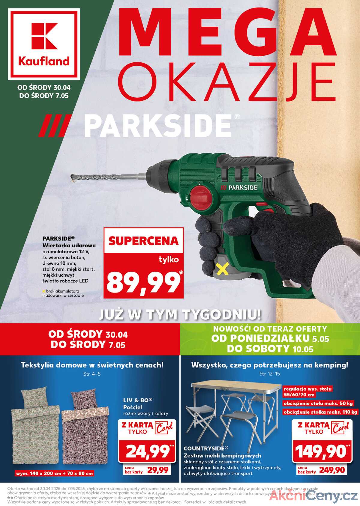 Leták Kaufland Polsko 30.4.-2.5.2025 strana 1
