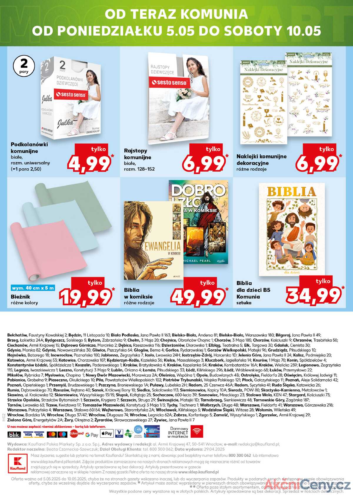 Leták Kaufland Polsko 30.4.-2.5.2025 strana 26