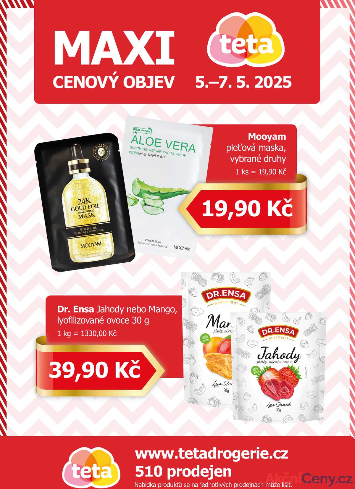 Teta drogerie Maxi ceny od 5.5. do 7.5.2025 strana 1