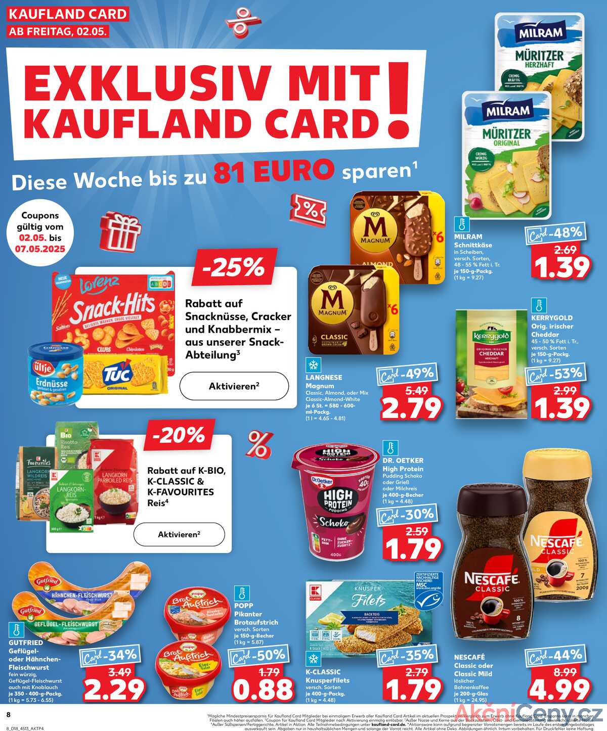 Leták Kaufland Německo 2.5.-7.5.2025 strana 8