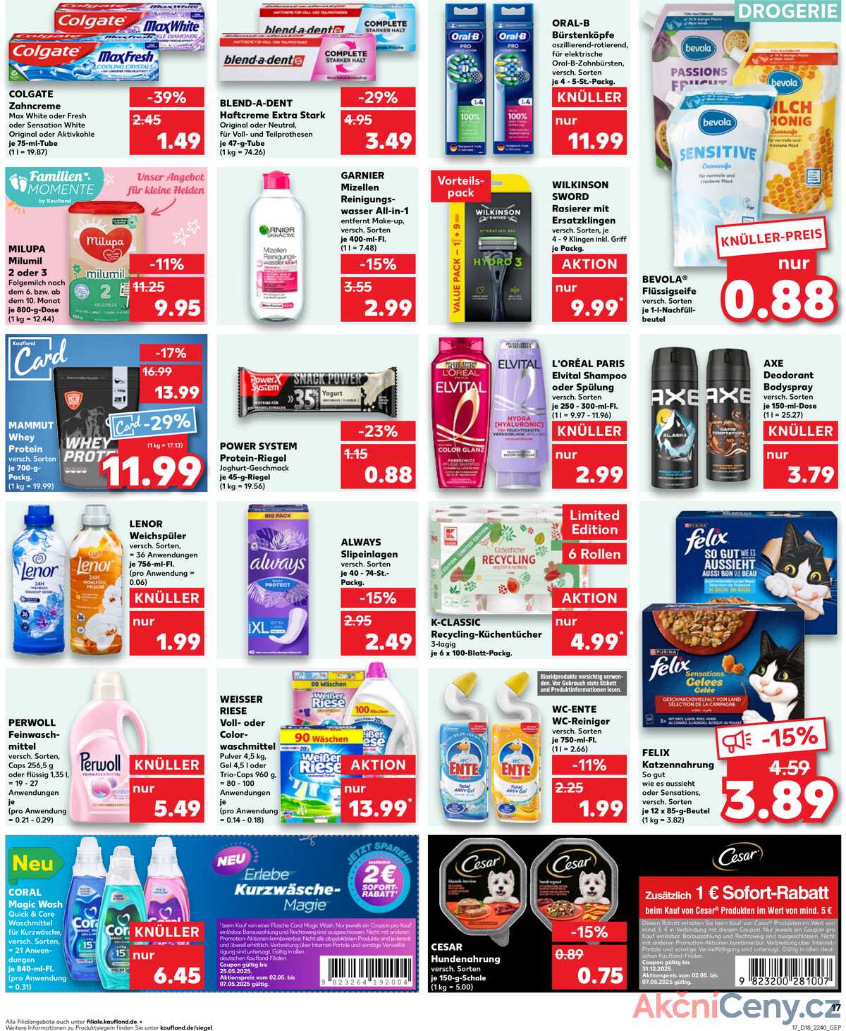 Leták Kaufland Německo 2.5.-7.5.2025 strana 17