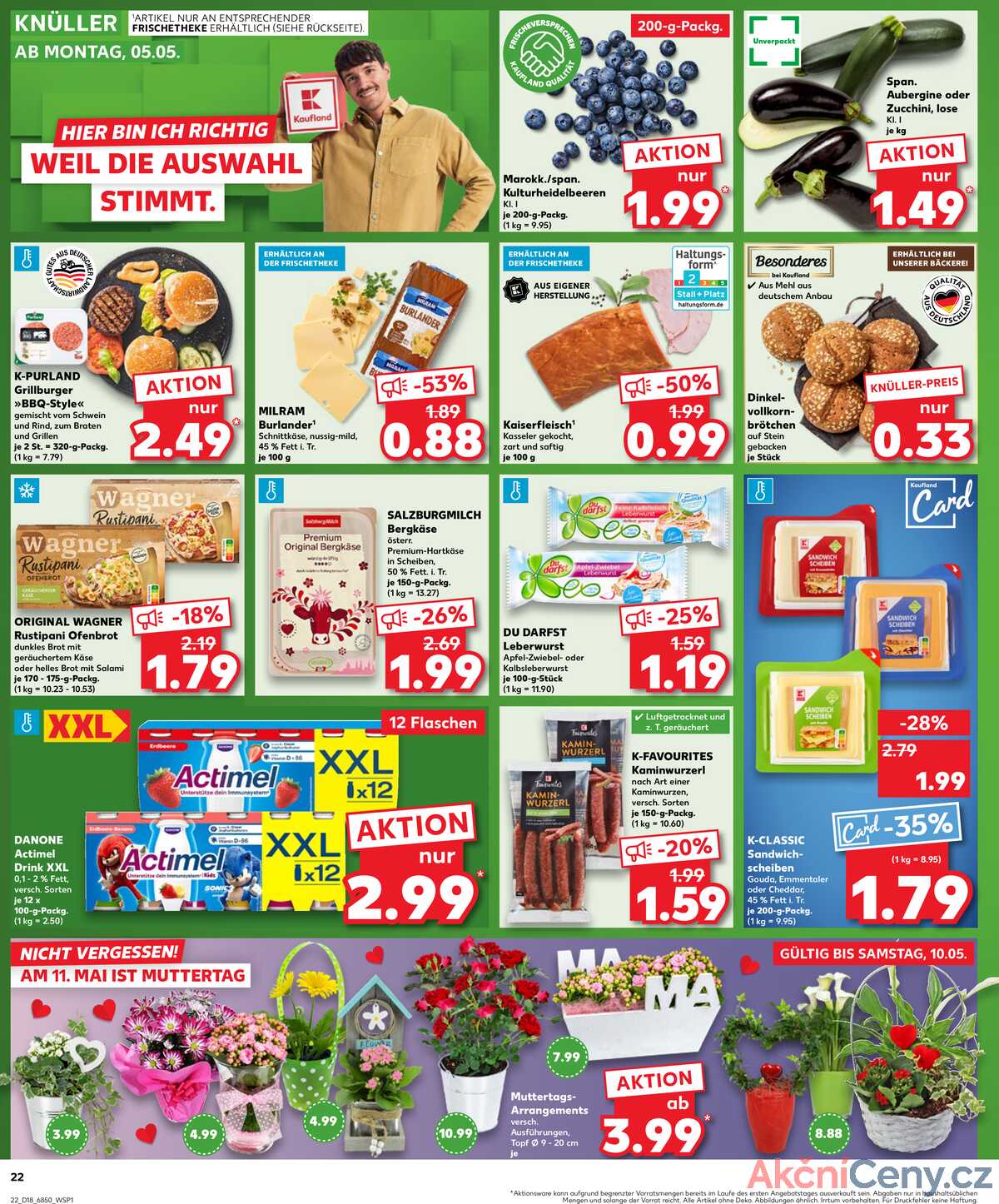 Leták Kaufland Německo 2.5.-7.5.2025 strana 22