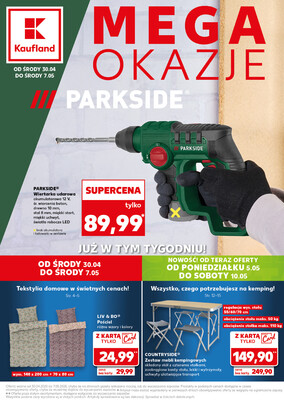 Leták Kaufland Polsko 30.4.-2.5.2025