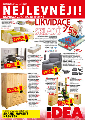 Idea nábytek letáky