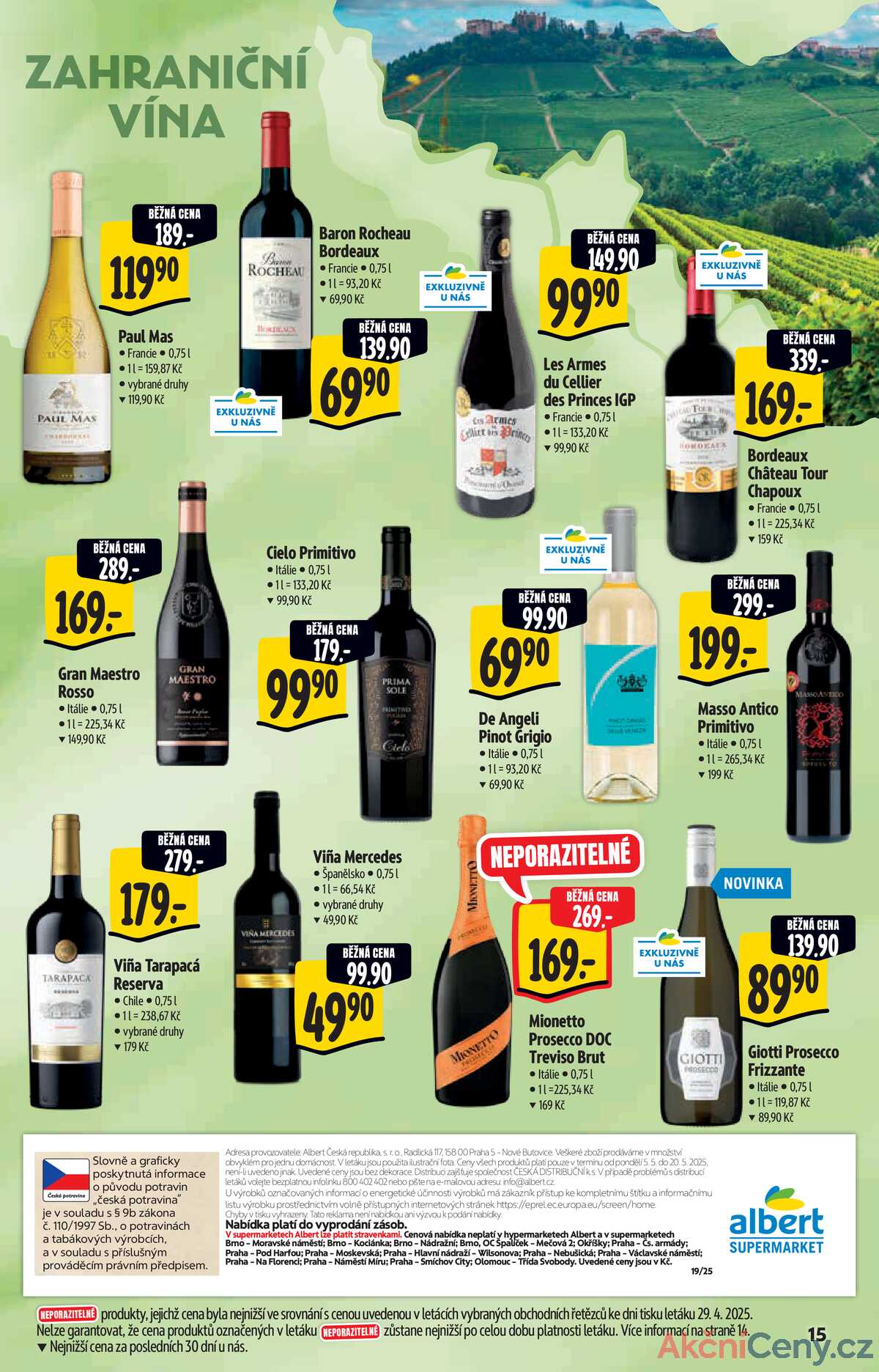 Albert Supermarket katalog Brand od 5.5. do 20.5.2025 strana 15
