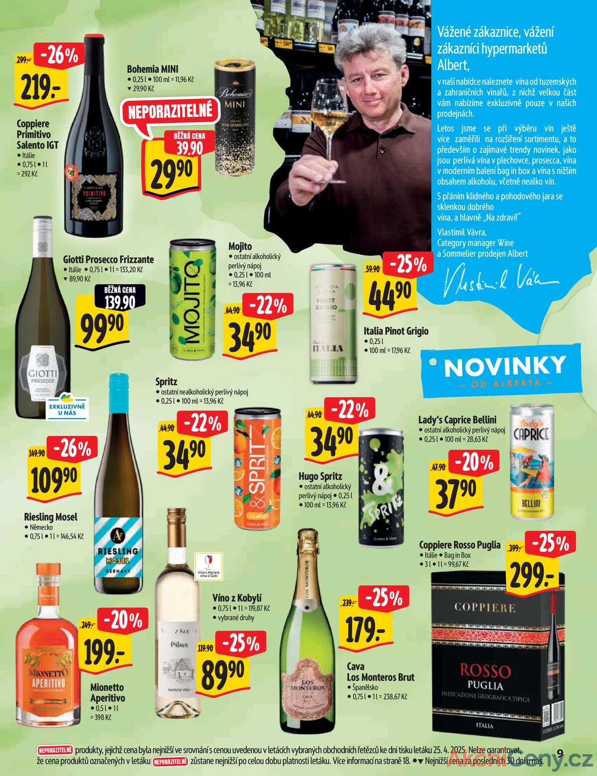 Albert  Hypermarket katalog Víno od 5.5. do 20.5.2025 strana 9
