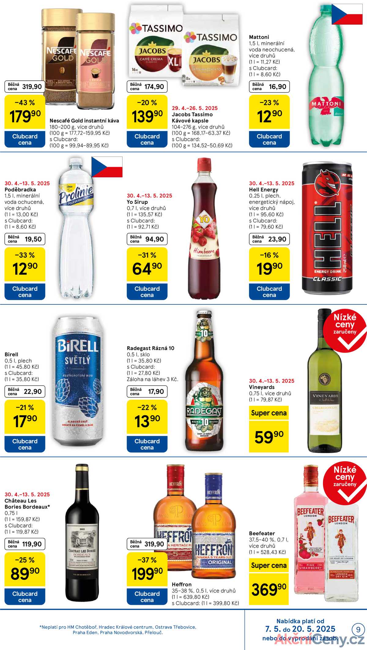 Tesco malé hypermarkety od 7.5. do 13.5.2025 strana 9