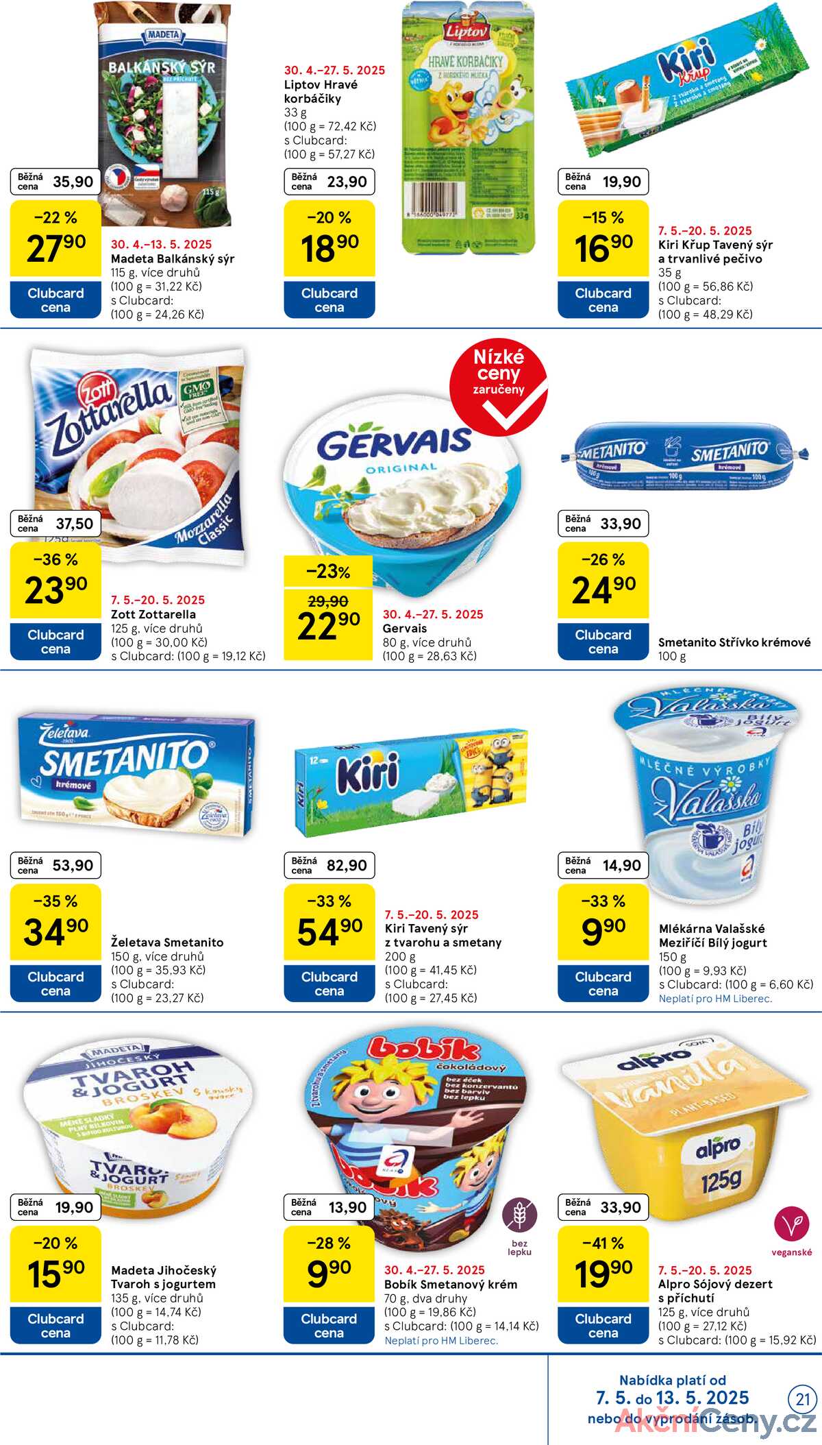 Tesco malé hypermarkety od 7.5. do 13.5.2025 strana 21