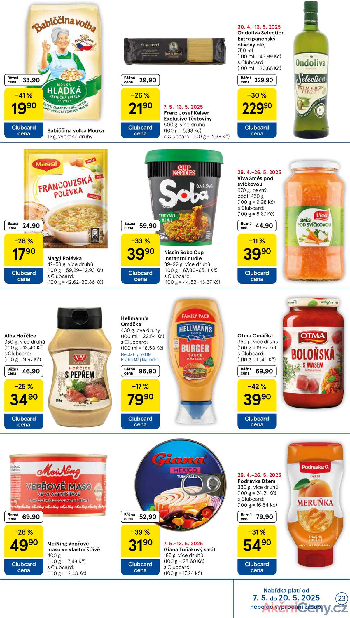 Tesco malé hypermarkety od 7.5. do 13.5.2025 strana 23