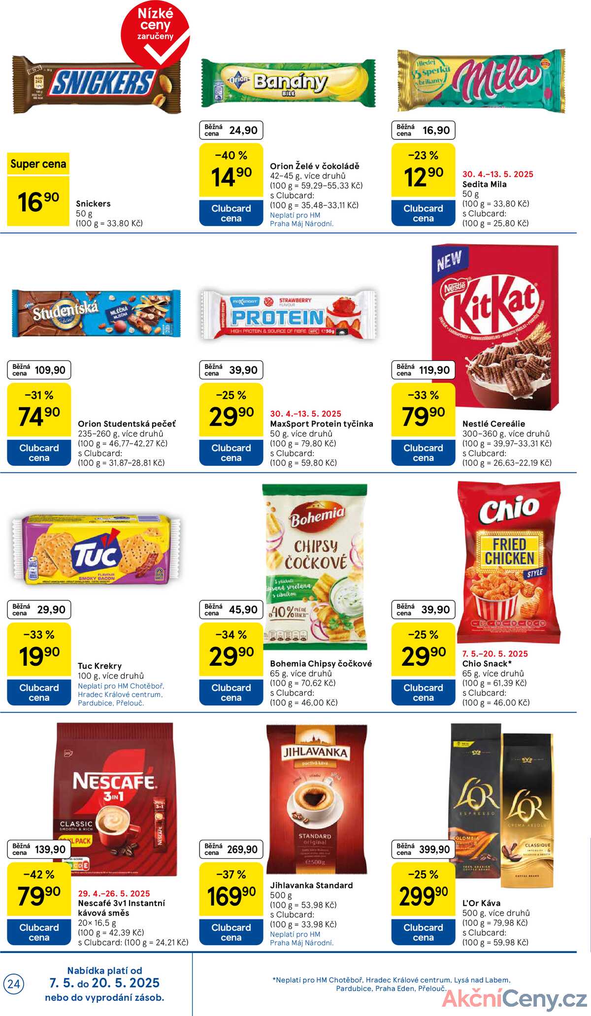 Tesco malé hypermarkety od 7.5. do 13.5.2025 strana 24
