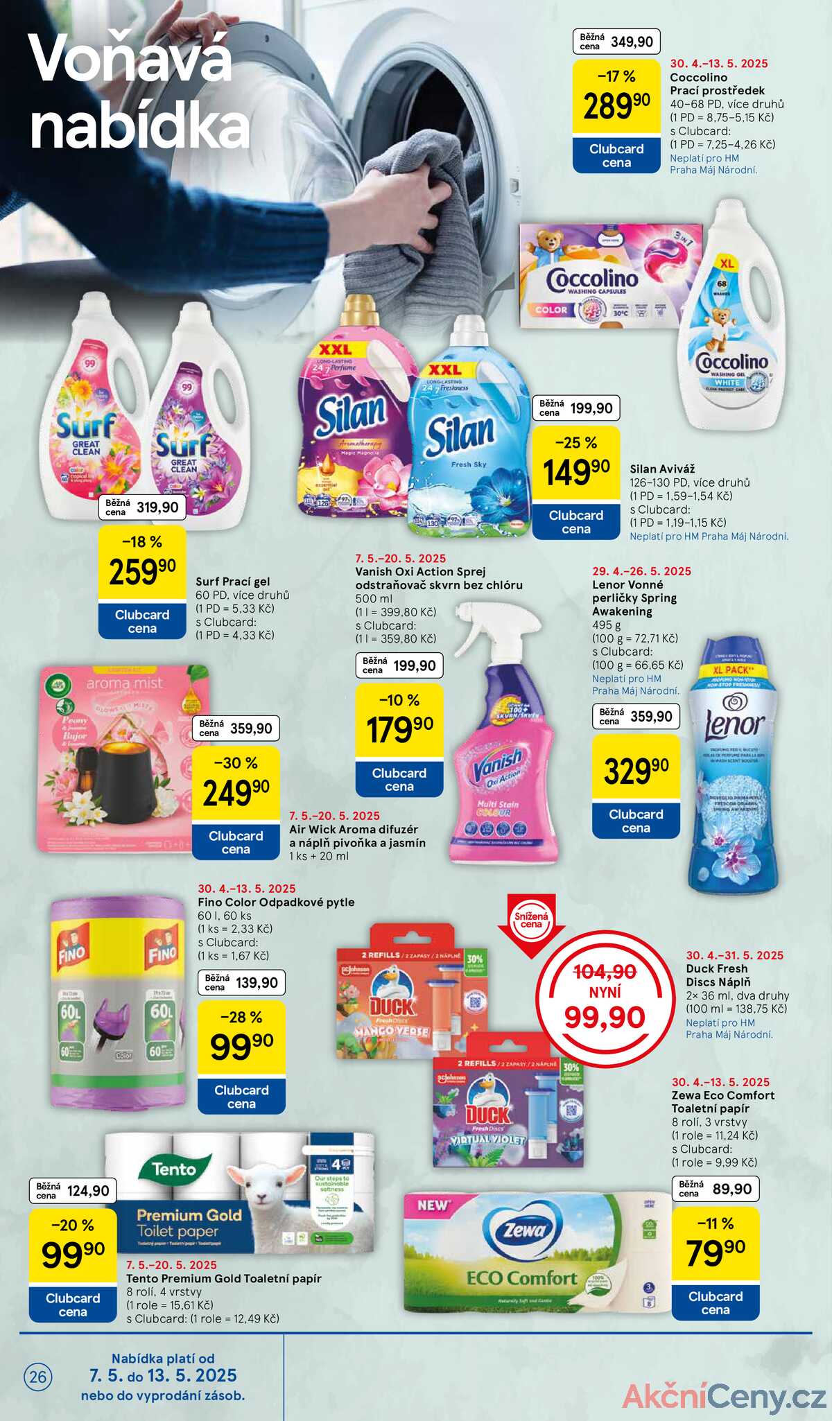 Tesco malé hypermarkety od 7.5. do 13.5.2025 strana 26