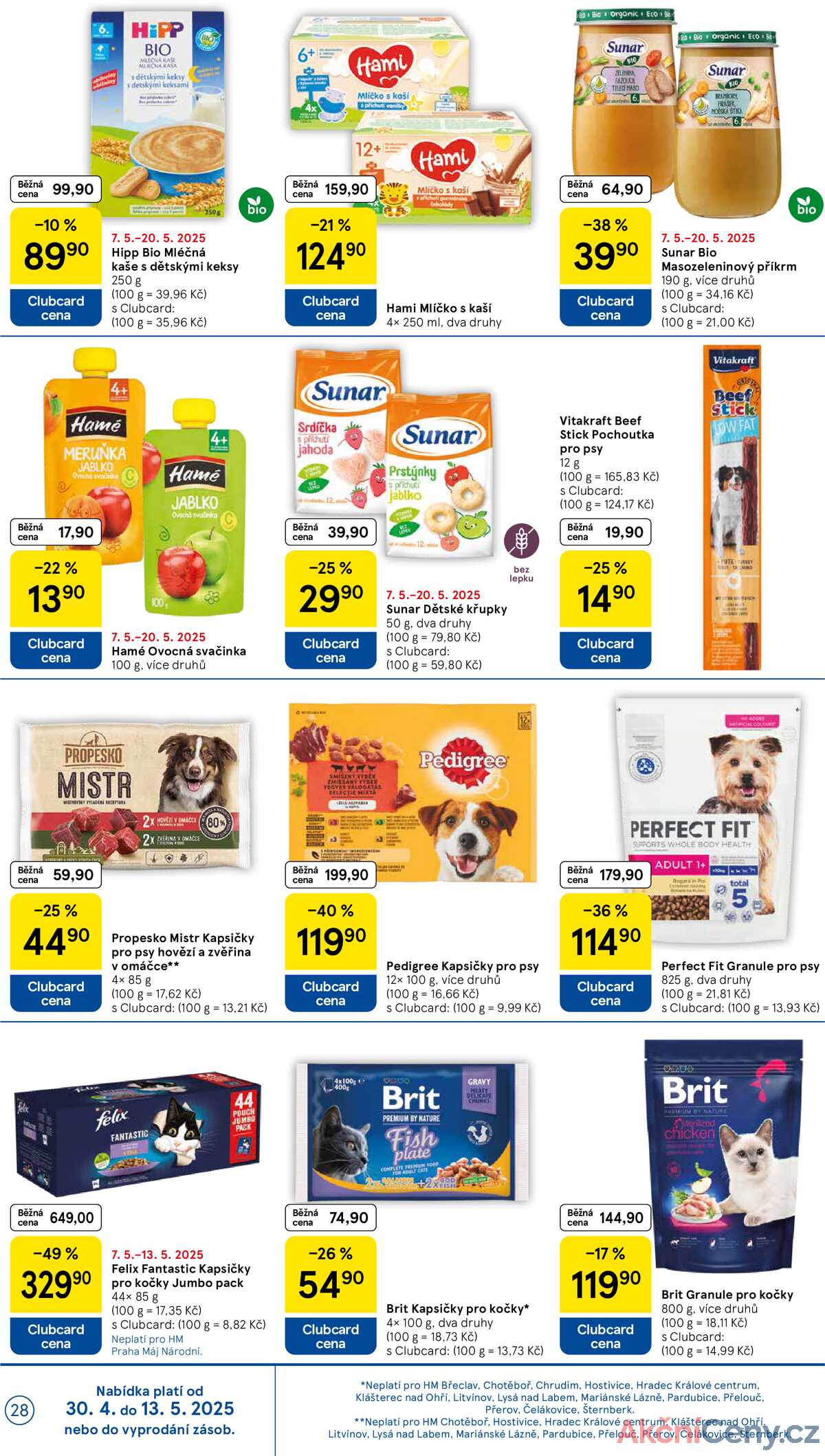 Tesco malé hypermarkety od 7.5. do 13.5.2025 strana 28