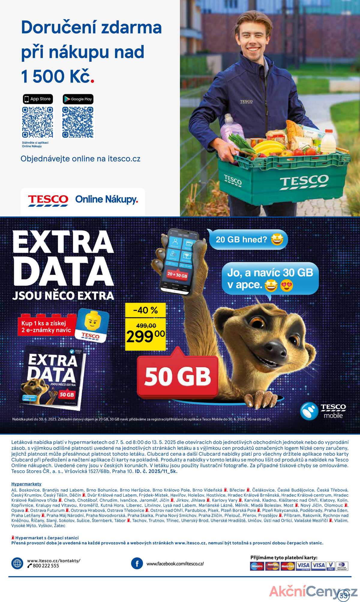 Tesco malé hypermarkety od 7.5. do 13.5.2025 strana 33