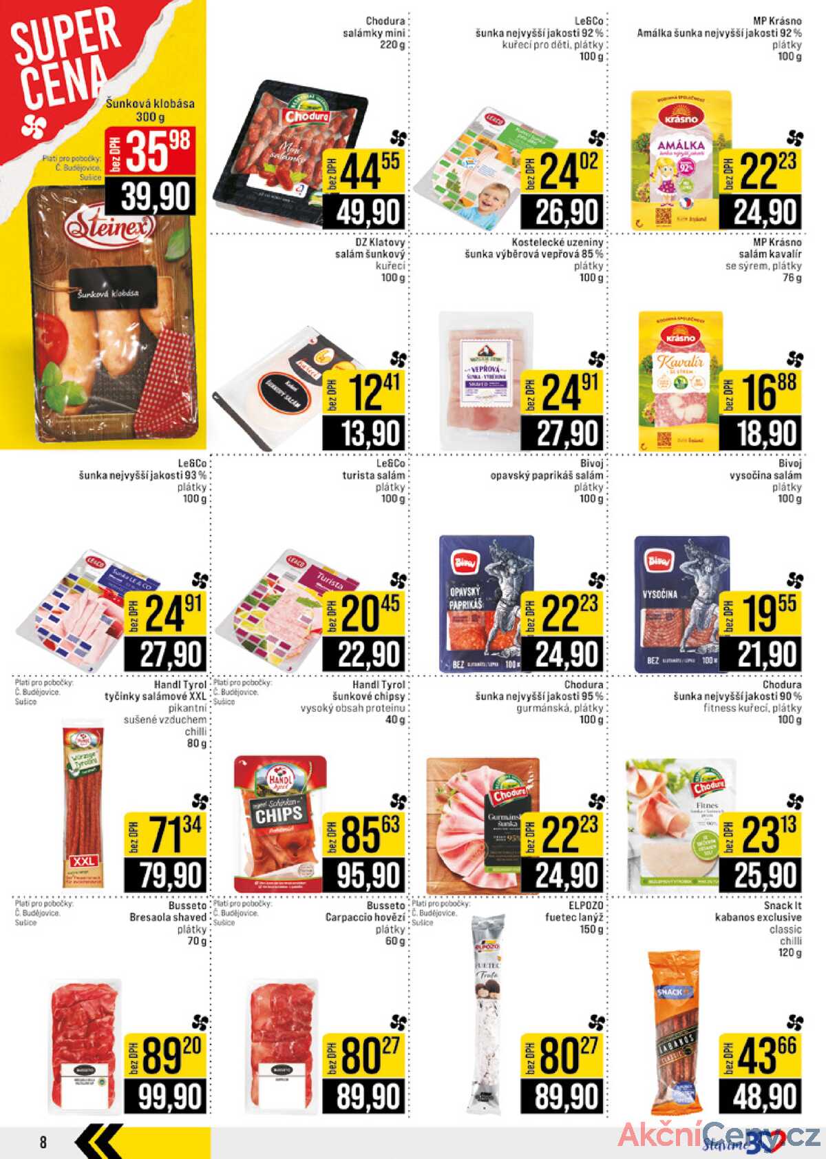 JIP Cash & Carry České Budějovice, Most, Náchod, Polička, Sušice a Svoboda nad Úpou od 30.4. do 7.5.2025 strana 8