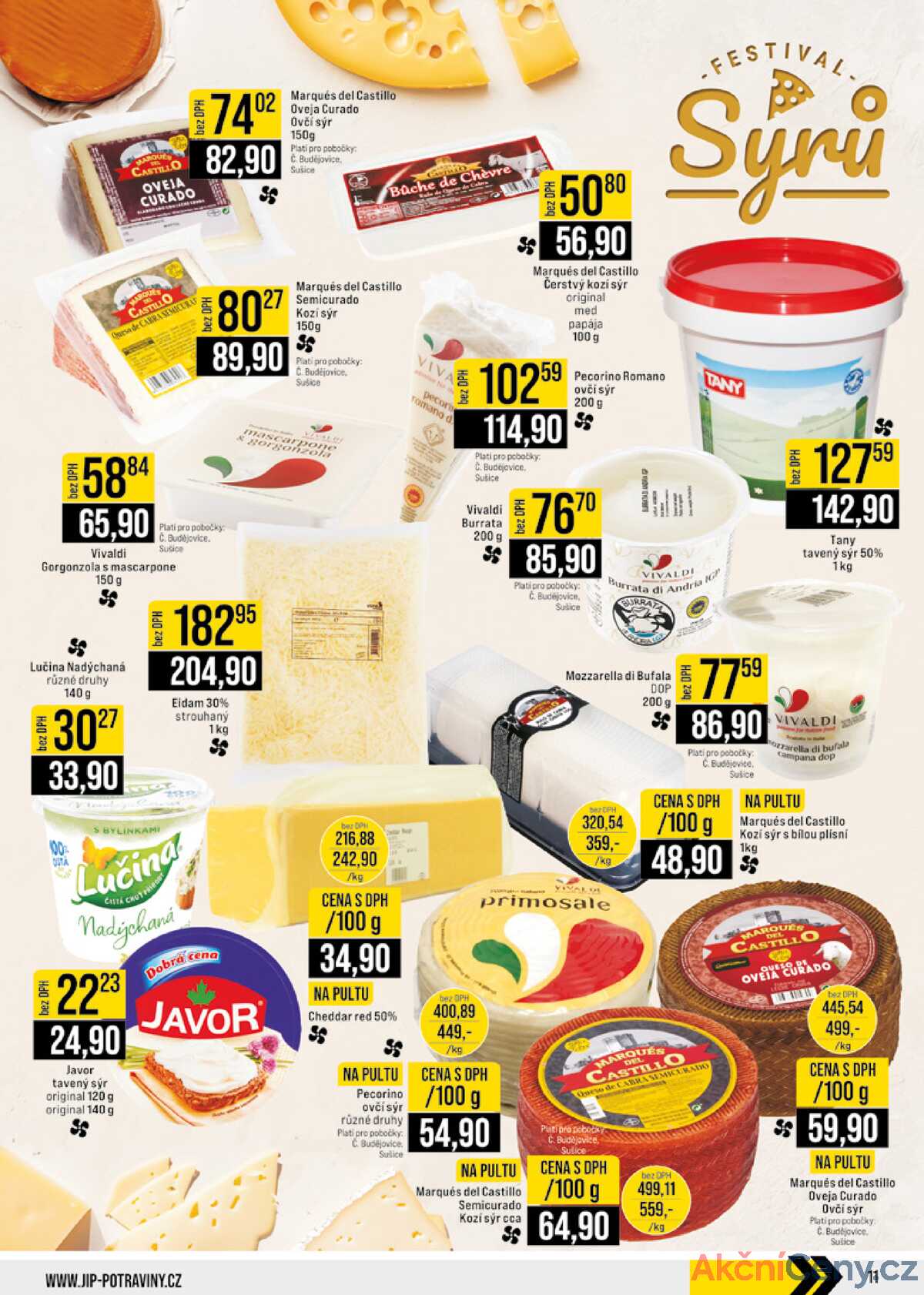 JIP Cash & Carry České Budějovice, Most, Náchod, Polička, Sušice a Svoboda nad Úpou od 30.4. do 7.5.2025 strana 11