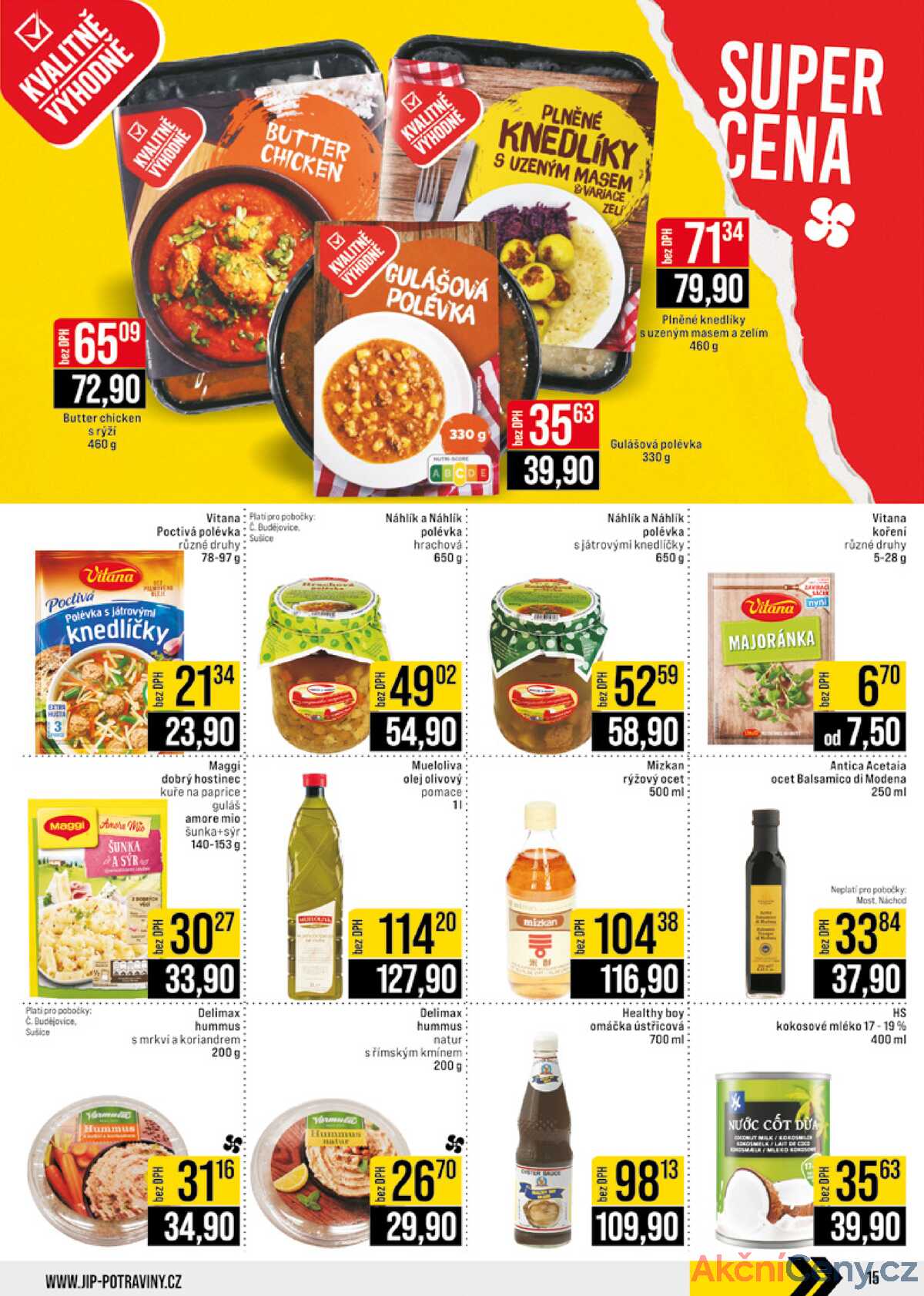 JIP Cash & Carry České Budějovice, Most, Náchod, Polička, Sušice a Svoboda nad Úpou od 30.4. do 7.5.2025 strana 15