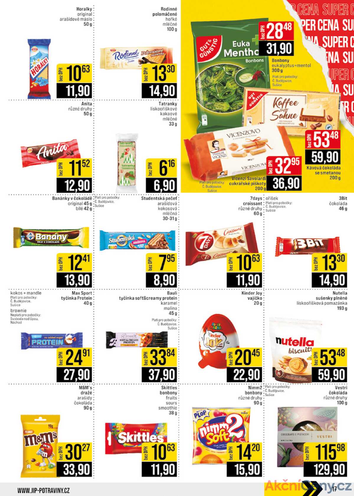 JIP Cash & Carry České Budějovice, Most, Náchod, Polička, Sušice a Svoboda nad Úpou od 30.4. do 7.5.2025 strana 17
