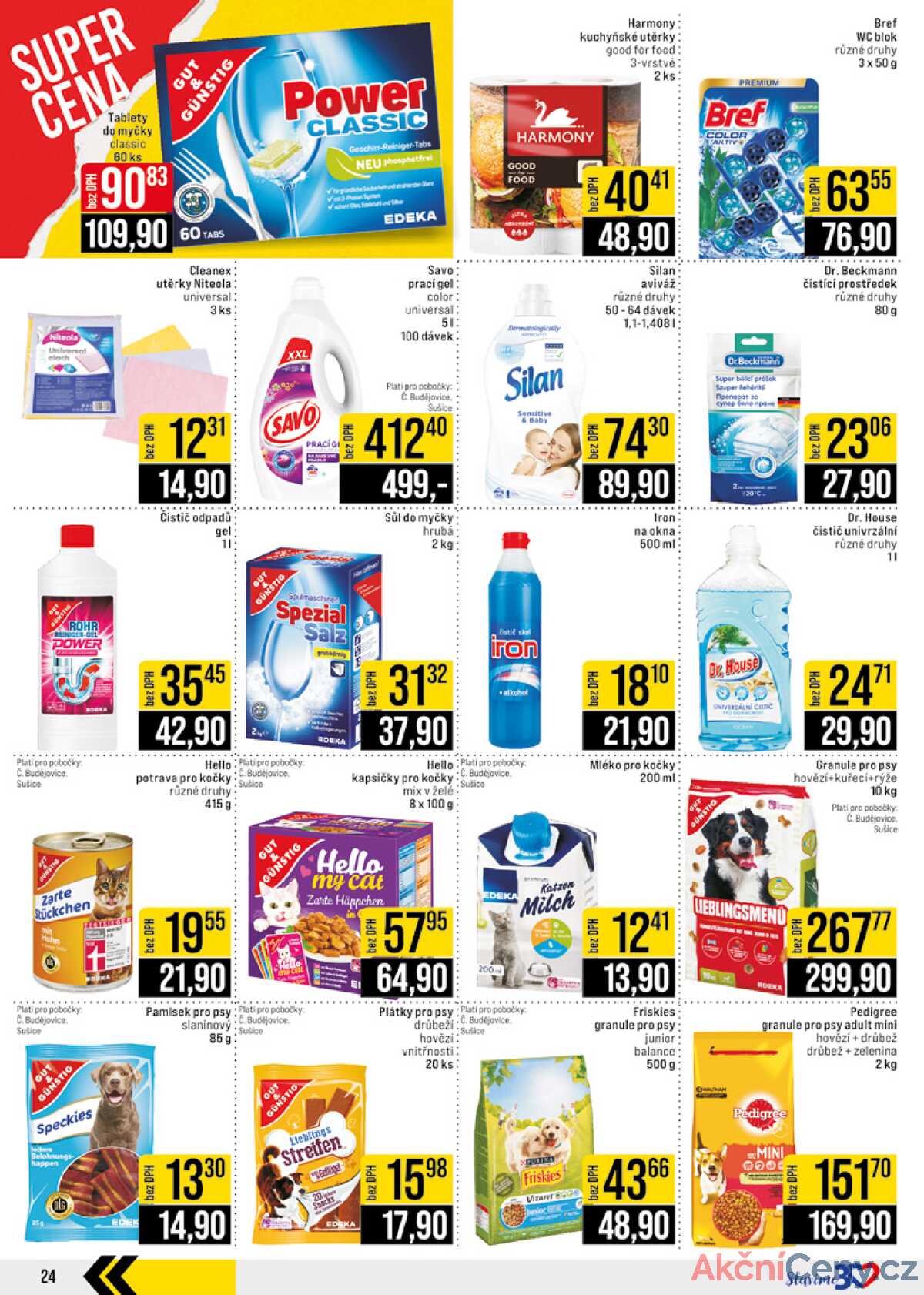JIP Cash & Carry České Budějovice, Most, Náchod, Polička, Sušice a Svoboda nad Úpou od 30.4. do 7.5.2025 strana 24