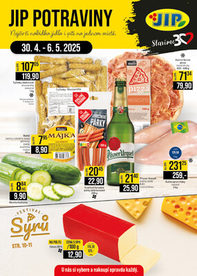 JIP Cash &amp;amp; Carry České Budějovice, Most, Náchod, Polička, Sušice a Svoboda nad Úpou od 30.4. do 7.5.2025