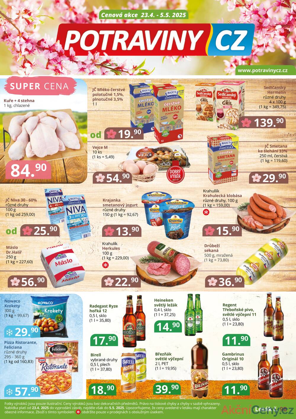 Leták Potraviny CZ - Potraviny CZ do 5.5. - strana 1 Leták Potraviny CZ - Potraviny CZ do 5.5. - strana 1