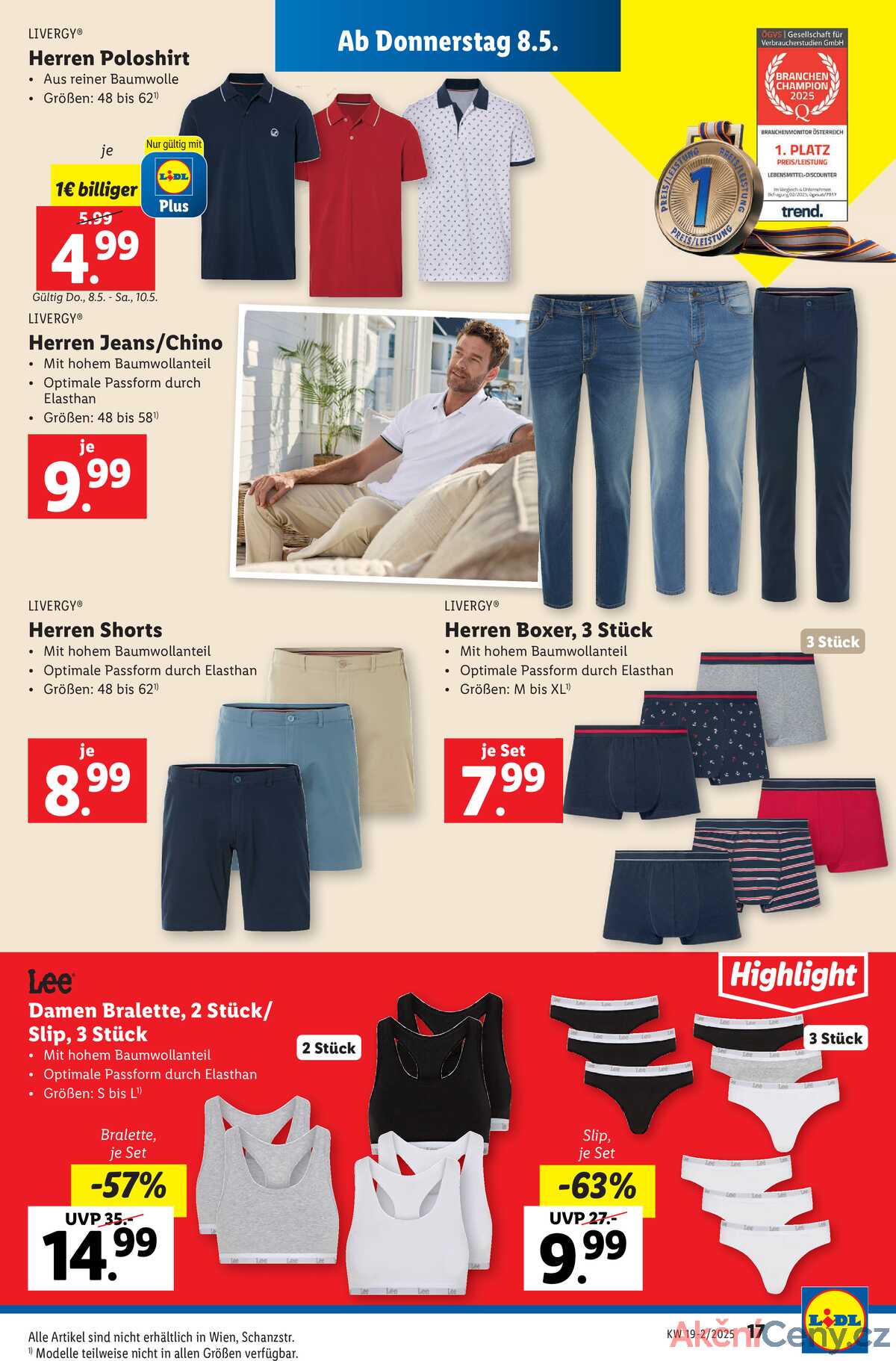 Leták Lidl Rakousko 8.5.-14.5.2025 strana 19