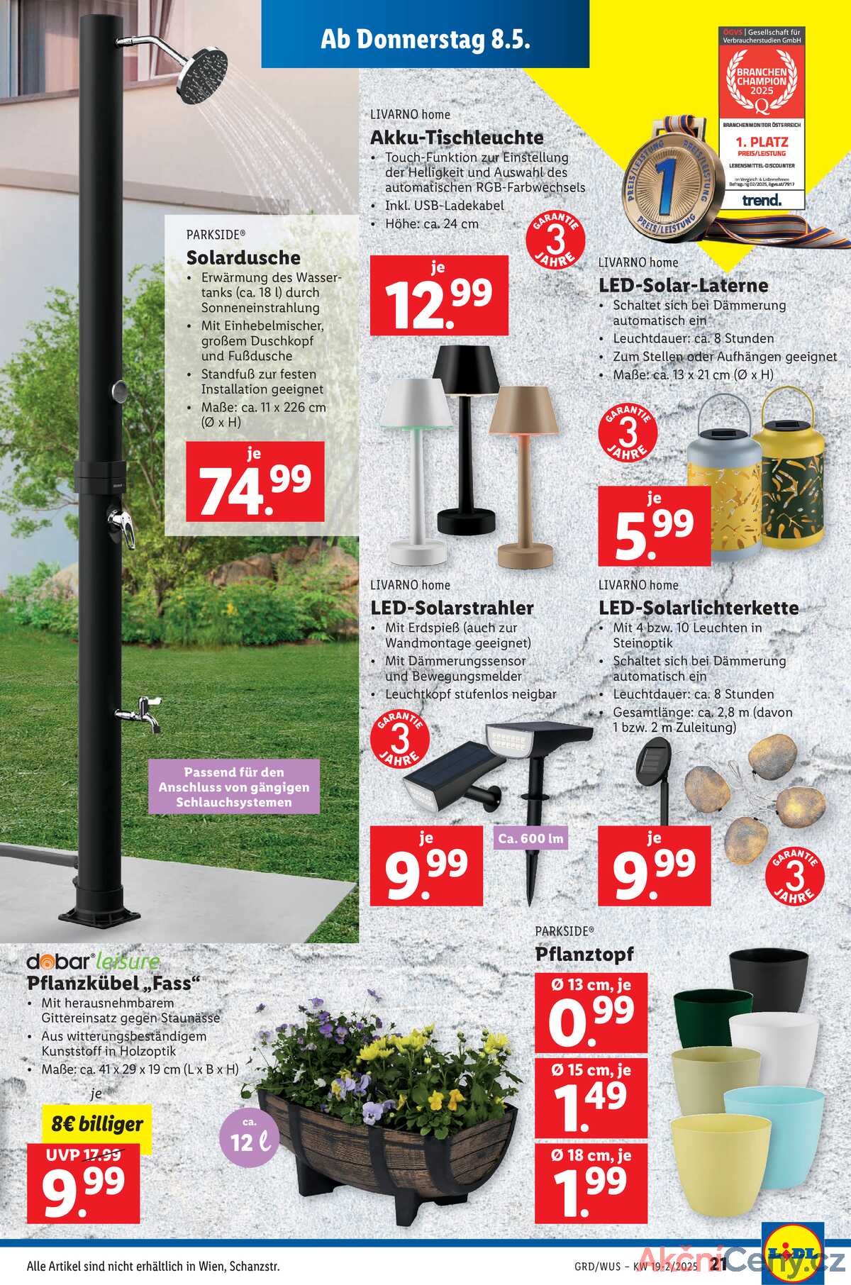 Leták Lidl Rakousko 8.5.-14.5.2025 strana 23
